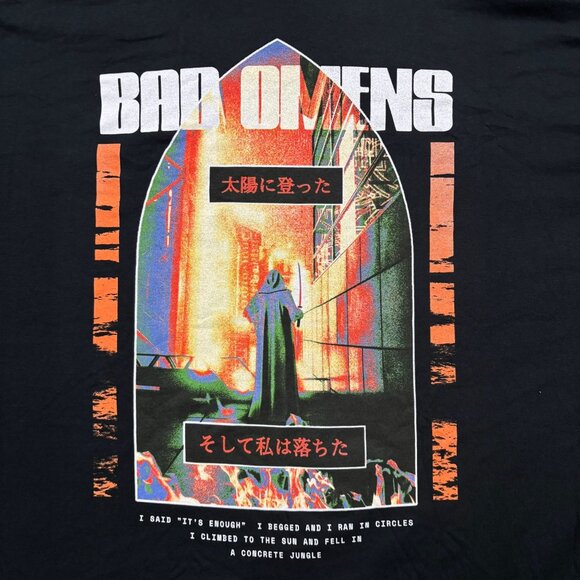Bad Omens Concrete Jungle Heavy Metal Band T-Shirt Size XXXL - Picture 2 of 4